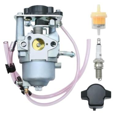 Imagem de Aynaxcol Kit de carburador com filtro de combustível de vela de ignição, substituição para gerador inversor Yamaha 2000W 1600W iPower SC2000i, substitui 16100-Z800110-0001