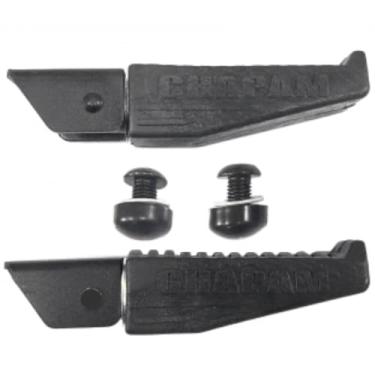 Imagem de Par Pedaleira Chapam Para Protetor Motor Carenagem Dianteiro