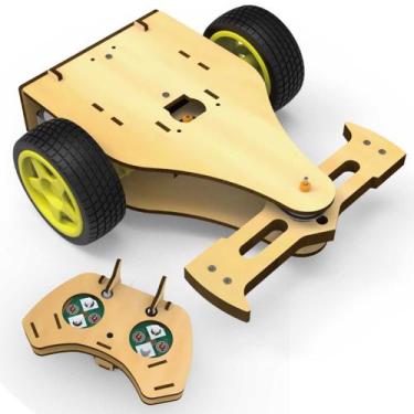 Imagem de Kit Robótica Educacional STEM Carrinho MDF Controle Razor - Maker Stor
