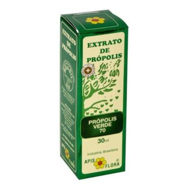 Imagem de Extrato De Propolis Verde 70% 30Ml Apisflora