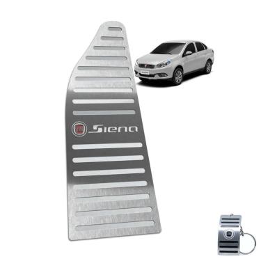 Imagem de Descanso de Pé Fiat Siena 2013 A 2016 Em Inox Prata