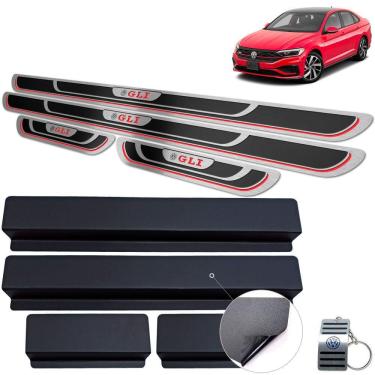 Imagem de Soleira Para Porta Volkswagen Jetta Gli Aço Inox 304