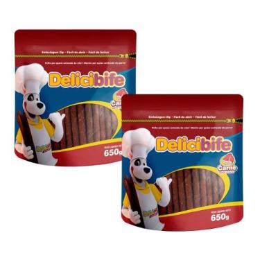 Imagem de Delicibife palito carne 650g - kit 2 un - Deliciosso