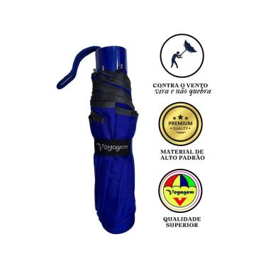 Imagem de Guarda Chuva Reforçado Voyagem 010L - Contra O Vento Azul