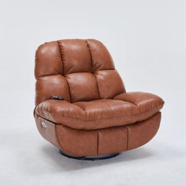 Imagem de Poltrona do Papai Cinema Elétrica Ottawa Reclinável Massagem Aquecimen