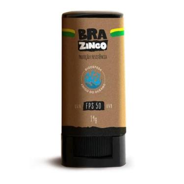 Imagem de Protetor Solar 50FPS Facial Corporal Brazinco Esportes Praia, Bege Esc