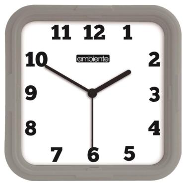Imagem de Relógio De Parede Ambiente Ref: 1912-205 Cinza Quadrado