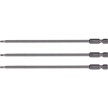 Imagem de 5mm Hex Power Bits. Professional Grade ¼ Inch Hex Shank, Long Length 5mm, HEX 6 Inch Power Bits. 1150H050A-3 (Pack of 3)
