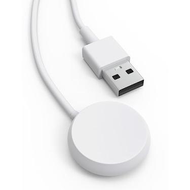 Imagem de Sinoacc Carregador para Google Pixel Watch 3,3 m cabo de carregamento USB de substituição para smartwatch Google Pixel - branco (não para Pixel Watch 2)