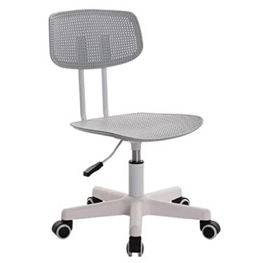 Imagem de TLTDSMYF Cadeiras de secretária de escritório cadeira de escritório cadeira de escritório ajustável em altura cadeira de computador confortável elevável e giratória polias cadeiras executivas suporte