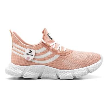 Imagem de Tênis Feminino Casual Esportivo Caminhada Treino Confortável Barato Di