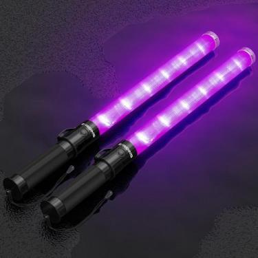 Imagem de Traffic Wand e-Riding Purple 53 cm com 3 modos de flash, pacote com 2