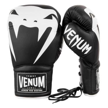 Imagem de Venum Luvas de boxe Giant 2.0 Pro – com cadarços – preto/branco – 227 g