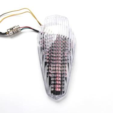 Imagem de Lanterna traseira de LED transparente Arashi para Honda SHADOW AERO 750 2004-2007, luz traseira de freio de seta, acessórios de substituição integrados para motocicleta