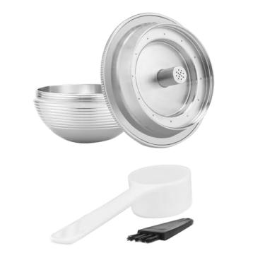 Imagem de Cápsula de aço inoxidável de 230 ml para máquina de café NESPRESSO Vertuoline GCA1