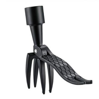 Imagem de Removedor de raízes para uso ao ar livre, removedor de raízes com garra de pé, extrator doméstico, ferramenta de coleta de ervas daninhas portátil para gramado de jardim ao ar livre, não precisa se