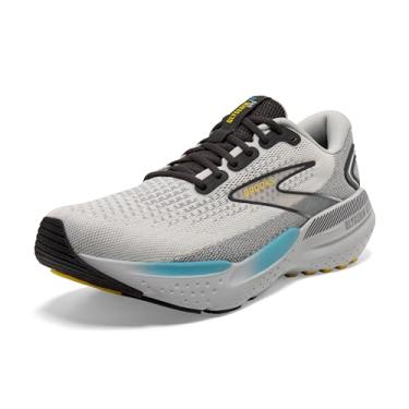 Imagem de Brooks Tênis de corrida masculino Glycerin GTS 21, Coco/ferro forjado/amarelo, 41