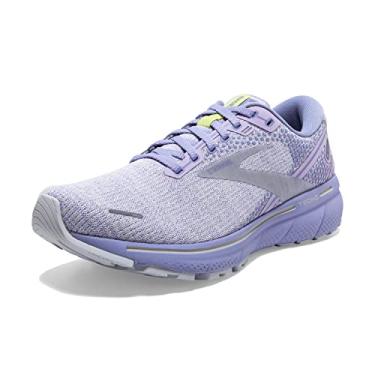 Imagem de Brooks Tênis de corrida feminino Ghost 14, Lilás/Roxo/Limão, 39