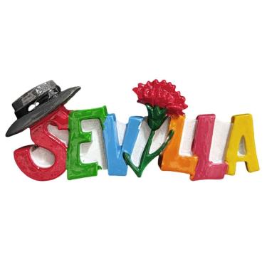 Imagem de Lembrança decorativa de resina 3D Frigorífico Magnet Sevilla Spain