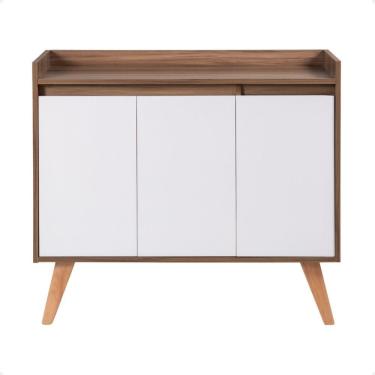 Imagem de Aparador Buffet 90cm Retro Mdf Freijo Madri - On Móveis