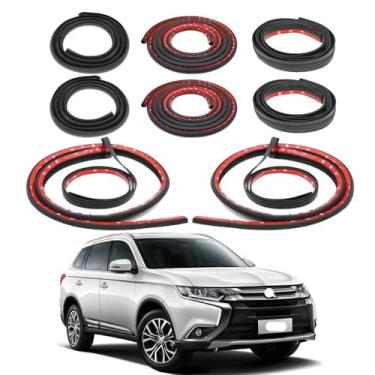 Imagem de Fita de Vedação para Portas do Mitsubishi Outlander 2022-2025, Vedação de Borracha para Carro, Isolamento Acústico, Redução de Ruído do Vento, Kit de Isolamento Acústico