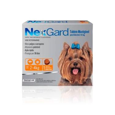 Imagem de Nexgard 2 a 4KG 1 Comprimido - Antipulgas e Carrapatos para Cães - Boe