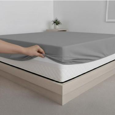 Imagem de Capa Protetora Impermeável Hospitalar P/ Colchão Lençol Elástico Solte