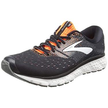 Imagem de Tênis de corrida masculino Glycerin 16 da Brooks, Black/Orange/Grey, 9