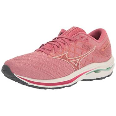 Imagem de Mizuno Tênis de corrida feminino Wave Inspire 18, Roseta/Branca de Neve, 36