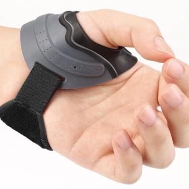 Imagem de Thumb Brace Velpeau CMC para dor de artrite, cinza, mão esquerda M