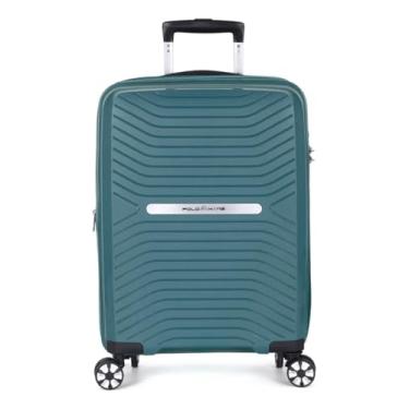 Imagem de Mala de Viagem Bordo 10kg em Polipropileno, Expansível, Cadeado TSA para Viagens Internacionais - Polo King Linha de Luxo Tulum Petóleo