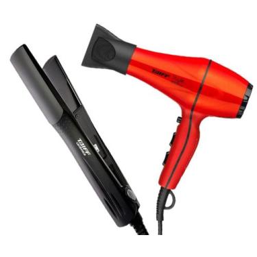 Imagem de Secador Taiff Style 2000W Profissional com Prancha Taiff Cerâmica Clas