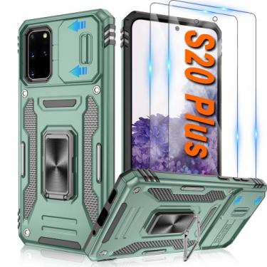 Imagem de Capa para celular ATUMP Galaxy S20 Plus 6,7" verde à prova de choque