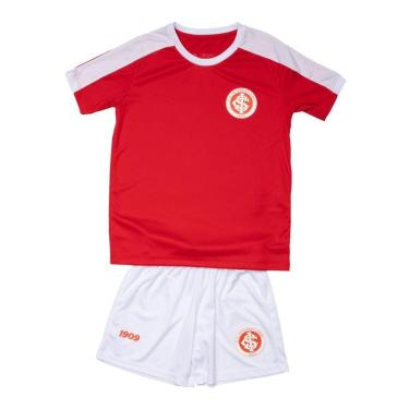 Imagem de Conjunto Infantil Betel Internacional Menino Vermelho/Branco-Masculino