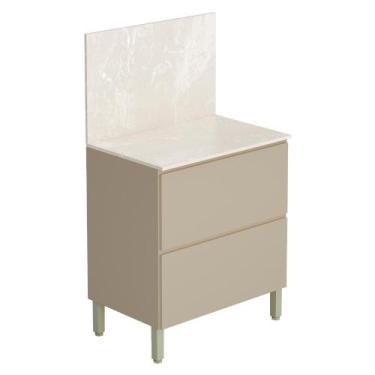 Imagem de Balcão Com Tampo Cozinha Art com 1 Porta e 1 Gaveta - Kit's Paraná, Va