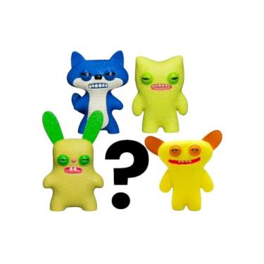 Imagem de Candide, Fuggler, Kit com 5 Mini Bonecos, Amarelo, Azul, Verde e Verde Claro, Miniaturas - 6 cm