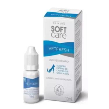 Imagem de Lubrificante Oftálmico Colírio Vetfresh 10ml Soft Care Para Cães - Pet