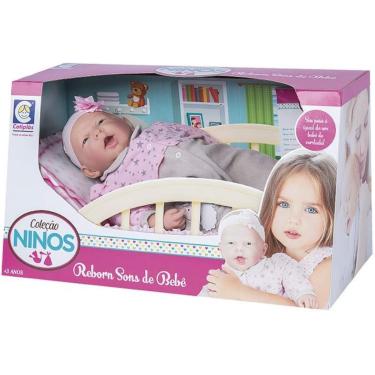 Imagem de Boneca Coleção Nino Boca Aberta Cotiplás - 2211