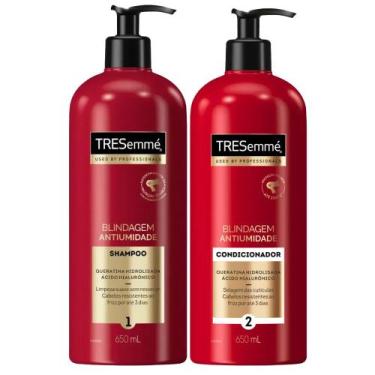 Imagem de Kit Shampoo + Condicionador Tresemmé Blindagem Antiumidade 650ml