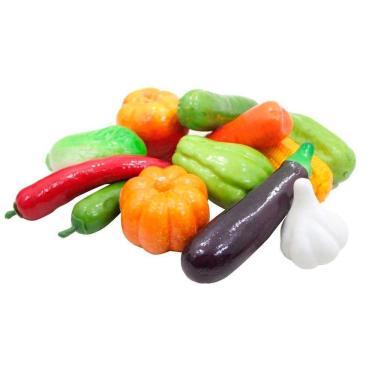 Imagem de Kit Decoração Hortaliças Legumes Artificiais Isopor
