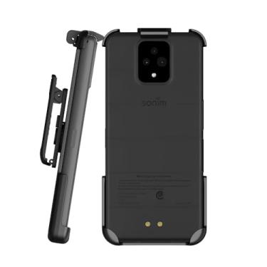 Imagem de BELTRON Capa coldre para Sonim XP Pro 5G X800, suporte de clipe de cinto resistente (AT&T FirstNet T-Mobile Verizon), ajuste seguro e trava de liberação rápida (força industrial) - Suporta cinto de