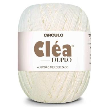 Imagem de Fio Linha Clea Duplo 508m Círculo 150g Ideal Crochê E Tricô (8176 - OFF WHITE)