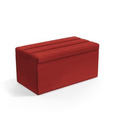 Imagem de Calçadeira Baú Ursa Para Cama de Solteiro 90cm no Tecido Courino - Agilidade e Elegância Aradecor