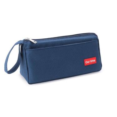 Imagem de Estojo de lápis de lona de grande capacidade para estudantes