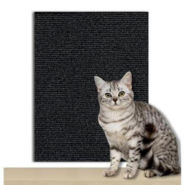 Imagem de Tapetes Arranhadores Adesivo: Sofá, Cama e Móveis Para Gato - Protetor Pet(PRETO,50X140cm)