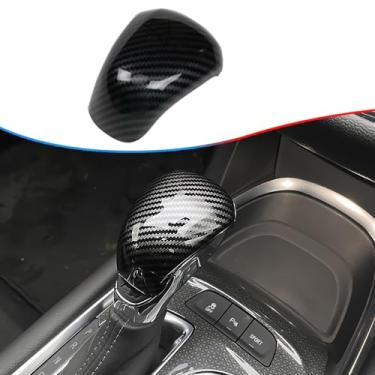 Imagem de MUXEE Capa de cabeça do botão de mudança de marchas, para Chevrolet Malibu 2016 2017 2018 2019 2020 2021 2022 2023 2024 Acessórios interiores esportivos de carro - Fibra de carbono
