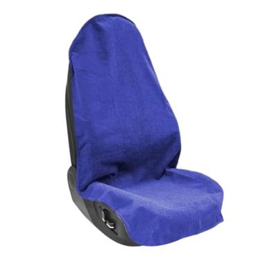 Imagem de Sandfren Capa de assento de toalha de carro, antiderrapante impermeável, toalha de suor protetor de assento dianteiro, capa de proteção de cadeira automotiva lavável, universal para caminhão SUV RV