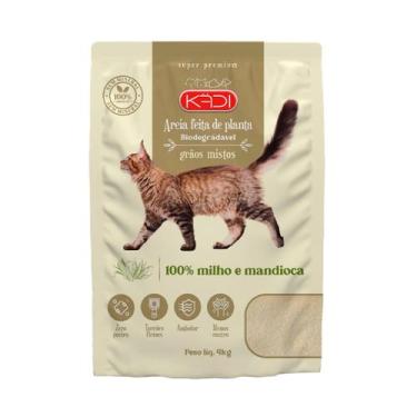 Imagem de Kadi Areia Higiênica Milho e Mandioca Grãos Mistos 4 kg