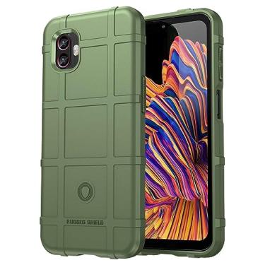 Imagem de IDEWEI Capa para Samsung Galaxy Xcover Pro 2, fibra de carbono refinada, anti-queda, anti-impressões digitais, proteção integral. A capa do telemóvel é compatível com Samsung Galaxy Xcover Pro 2