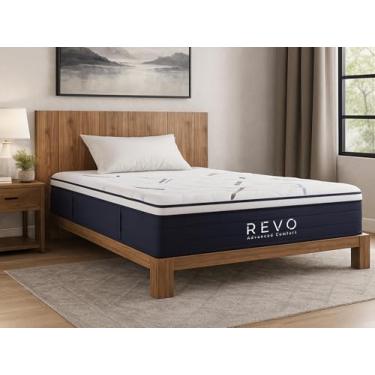 Imagem de Classic Brands Coils Envolto Individualmente Coils Pillow Top 25,4 cm Colchão para maior conforto e suporte, solteiro